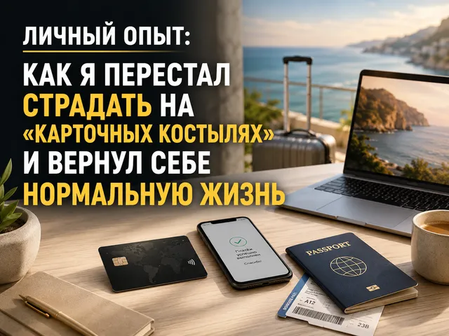 Обложка статьи: Личный опыт: Как я перестал страдать на «карточных костылях» и вернул себе нормальную жизнь в сети и за границей